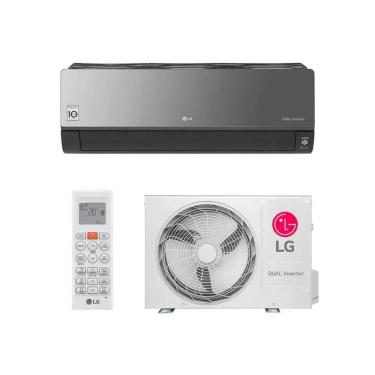 Imagem de Ar Condicionado Split Hi Wall LG Dual Artcool Uv Nano +AI Inverter 22000 BTUs Quente e...