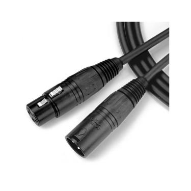 Imagem de Cabo XLR Macho Fêmea Ninja SC-20 XLR 10ft 3,05m para Áudio Profissional Santo Angelo