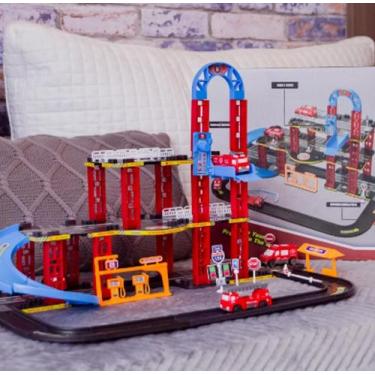Imagem de Brinquedo Infantil pista De Carrinhos Bombeiros - negociocertoeletroni