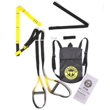 Imagem de Fita Aparelho Treino Funcional Suspenso Kit Tipo Tr - Be Stronger, Ama