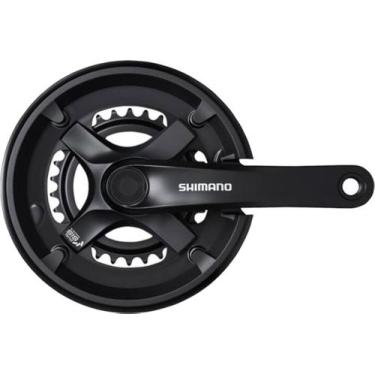 Imagem de Pedivela Shimano Tourney Fc Ty501 46/30 175mm 7v 8v Protetor