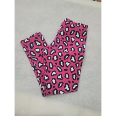 Imagem de Calça Legging Feminino Infantil - Kyly, Estampa pink, Branco, 14