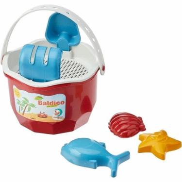 Imagem de Baldico de praia Cardoso toys, Vermelho