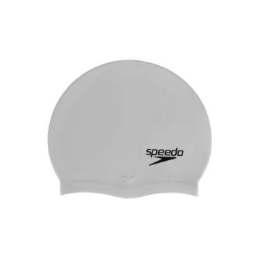 Imagem de Touca de Natação Silicone Lisa - Speedo, Cinza