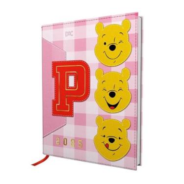 Imagem de Agenda maior 2025 Pooh Com 336 páginas e Fita Marca Página - Disney