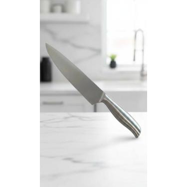 Imagem de Faca Chef 8 Polegadas Aço Inox Inteiriça Profissional - Congratulation