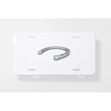 Imagem de Capa para placa de carro em ferradura - Capa para placa de carro - Capa para moldura da placa de carro 15 x 30 cm