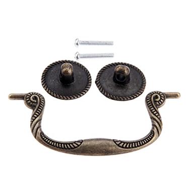 Imagem de Alça vintage antique bronze pull 129mm * 55mm botão retro porta armário armário de cozinha gaveta de madeira caixa europa estilo YYDFPIIA