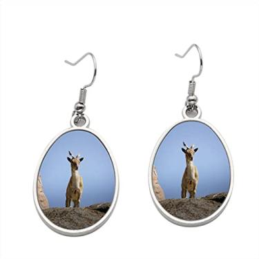 Imagem de Brincos Markhor in Zoológico – Brincos pendentes para meninas – Presente de festa de aniversário dos namorados