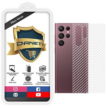 Imagem de Pel�cula De Gel Fibra Traseira Para Galaxy S22 Ultra Film Fibra de Carbono Verso