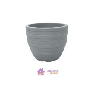 Imagem de Vaso Inca Tramontina em Polietileno Cimento 38 cm Tramontina