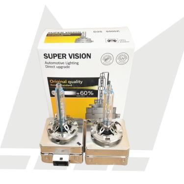 Imagem de Par De Lâmpadas Farol Xenon D1S 6000K Super Vision