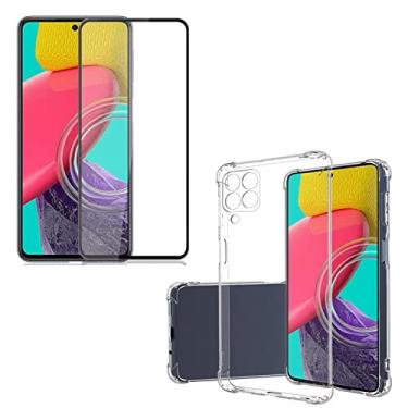Imagem de Kit Capa Anti Impacto e Película De Vidro 3D 9D Compatível Samsung Galaxy M53 (Galaxy M53)