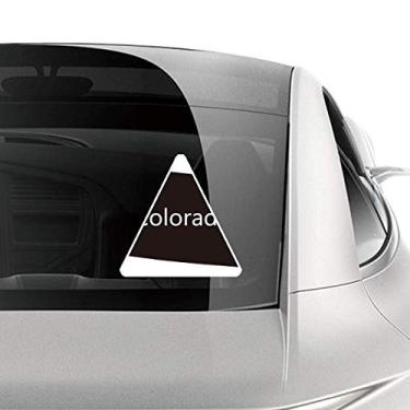 Imagem de DIYthinker Adesivo de mapa dos EUA Colorado America contorno do carro motocicleta bicicleta bagagem decalque