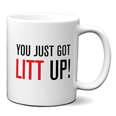 Imagem de Caneca Série Suits You Just Got Litt Up Louis Harvey Specter