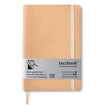 Imagem de Caderno Quadriculado taccbook® Laranja (pastel) 14x21 Flex