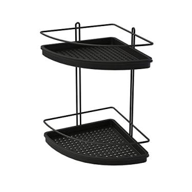 Imagem de Porta Shampoo Duplo de Canto, Preto, Stolf