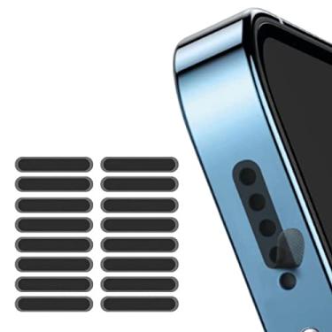 Imagem de Kit 8 Pares Película Protetora Filtro Anti Poeira e Sujeira para Auto Falante Som de Celular Smartphone Qualidade Premium Ultra Fina