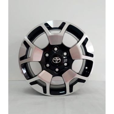 Imagem de 4 Rodas Toyota Hilux - Brw 1400 - Aro 17 6x139 Preta Diamantada