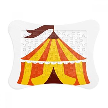 Imagem de Moldura de quebra-cabeça de ilustração colorida para parque de diversões, decoração de quadros, ornamento de quebra-cabeça