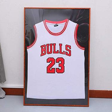 Imagem de Moldura de exibição de camisa esportiva, moldura de exibição de camisa, moldura de exibição montada na parede, moldura de coleção adequada para camisetas, uniformes de futebol, uniformes de