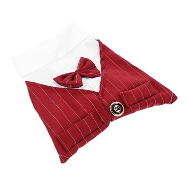 Imagem de INOOMP traje de estimação de coelho enfeite de animal de estimação roupa pet roupinha pet roupas gravata para meninos camisa social para animal de estimação roupa de cachorro
