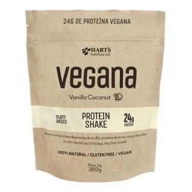 Imagem de Protein Shake Vegana Vanilla Coconut Harts Natural 360G - Hart's Natur