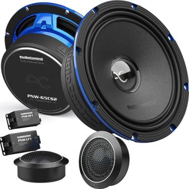 Imagem de AudioControl Alto-falantes automotivos da série PNW, componente premium de 16,5 cm, 100 Watt RMS/125 Watt Max, 3 Ohm, tweeters de 2,5 cm, crossovers HPF/LPF (par)