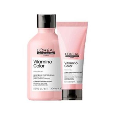Imagem de Kit L'Oréal Professionnel Serie Expert Vitamino Color - Shampoo e Condicionador 200ml-Unissex