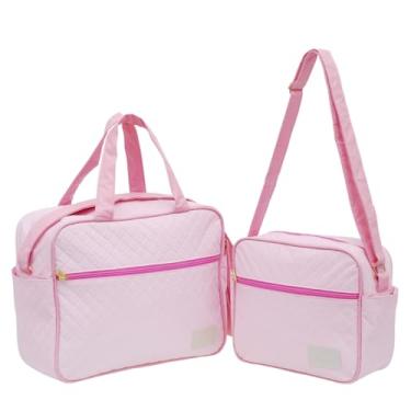 Imagem de Baby Nut Kit Bolsa E Frasqueira Rosa