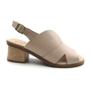 Imagem de Sandália Feminina de Couro Rio de Luz 8111