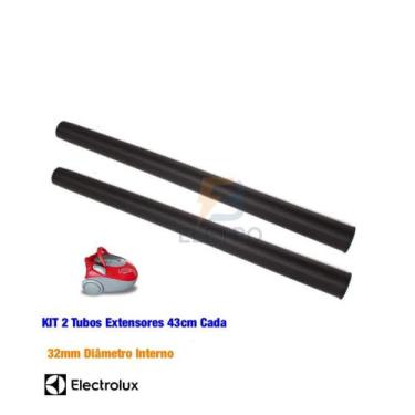 Imagem de Kit com 2 Tubos Extensor Aspirador de Pó Electrolux Listo 1300 - Comer
