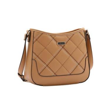 Imagem de Bolsa Chenson Feminina Bege Pesponto Delicado 3484678