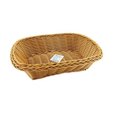 Imagem de Cesta de Plástico Marrom Retangular - Aliança