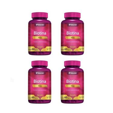 Imagem de Kit 4 Biotina 60 Capsulas - Herbamed Beauty