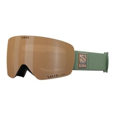 Imagem de Giro Óculos de esqui Contour RS – Óculos de snowboard para homens, mulheres e jovens – Alça verde para vista vista com lentes vivas a gasolina/infravermelho vívido