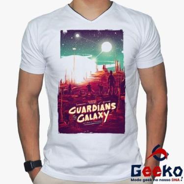 Imagem de Camiseta Guardiões da Galáxia 100% Algodão  Guardians of The Galaxy Ge