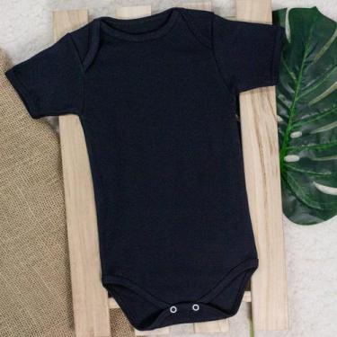 Imagem de Body Infantil manga curta em suedine preto - Era Uma Vez, 18M