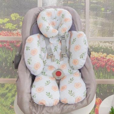 Imagem de Apoio de Corpo para Carrinho e Bebê Conforto Estampada - Miguel Baby, 