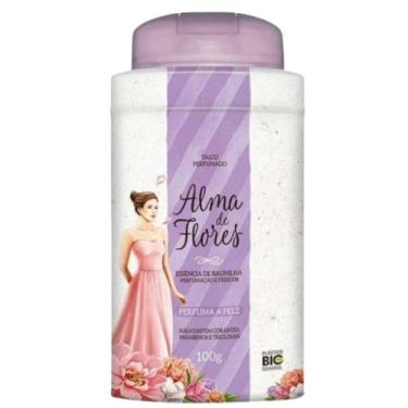 Imagem de Talco Perfumado Alma De Flores Baunilha 100G - Memphis