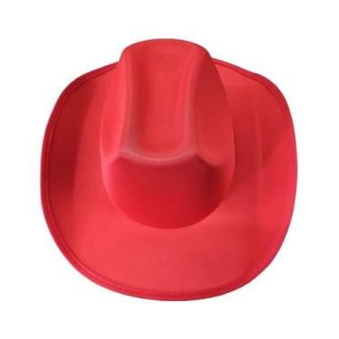 Imagem de Chapeu Cowboy Vermelho - Festas e Fantasias