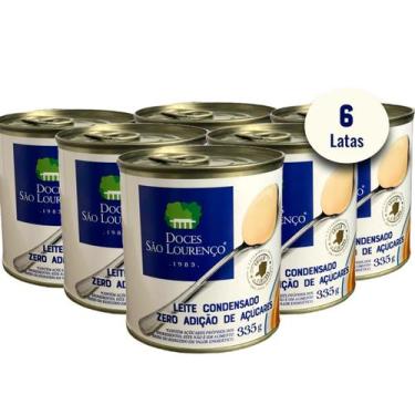 Imagem de Leite Condensado Zero SÃO LOURENCO 335g (6 Latas) - São Lourenço