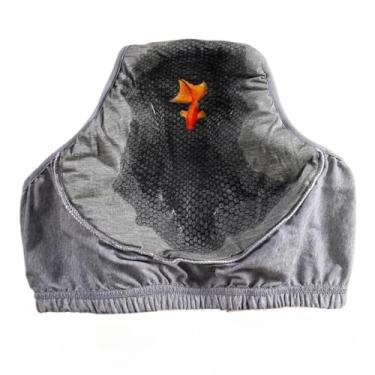 Imagem de Shorts de fraldas para adultos, roupa íntima lavável para incontinência para homens e mulheres, reutilizável e à prova de vazamento (cinza, grande)