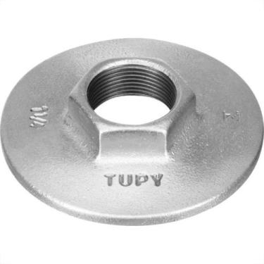 Imagem de Tupy Flange Com Sextavado Ferro Galvanizado 3/4''