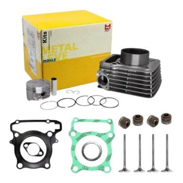 Imagem de Kit cilindro motor cbx 250 xr 250 ate 2008 valvula retentor - METAL LE