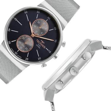 Imagem de Relógio Technos Masculino Slim Prata Minimalista VD36AB/1A