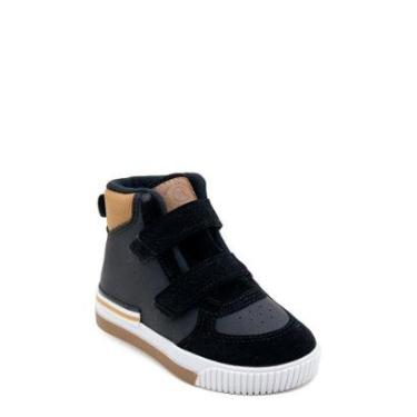 Imagem de Tênis Cano Alto Infantil Menino Molekinho 2615.108 Preto-Masculino