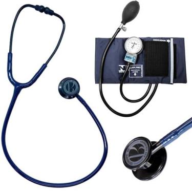 Imagem de Kit Estetoscópio BIC Eternity + Esfigmomanômetro Pamed Com Bolsa - Enf