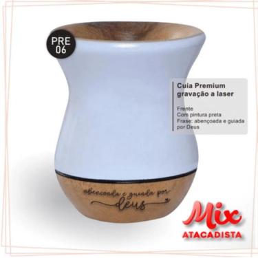 Imagem de Cuia de madeira gravada - mix atacadista, MOD 4