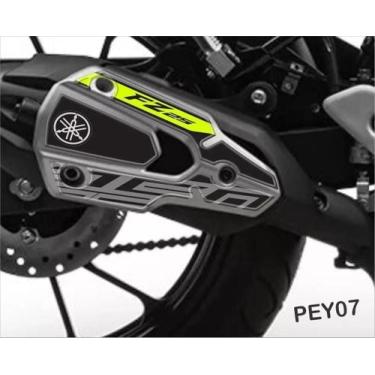 Imagem de Adesivo Protetor  De Escapamento Resinado Yamaha Fz 25 Pey07 - Resitan